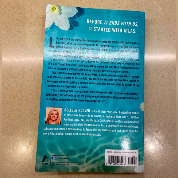 It Starts With Us by Colleen Hoover - Picture 2 of 2